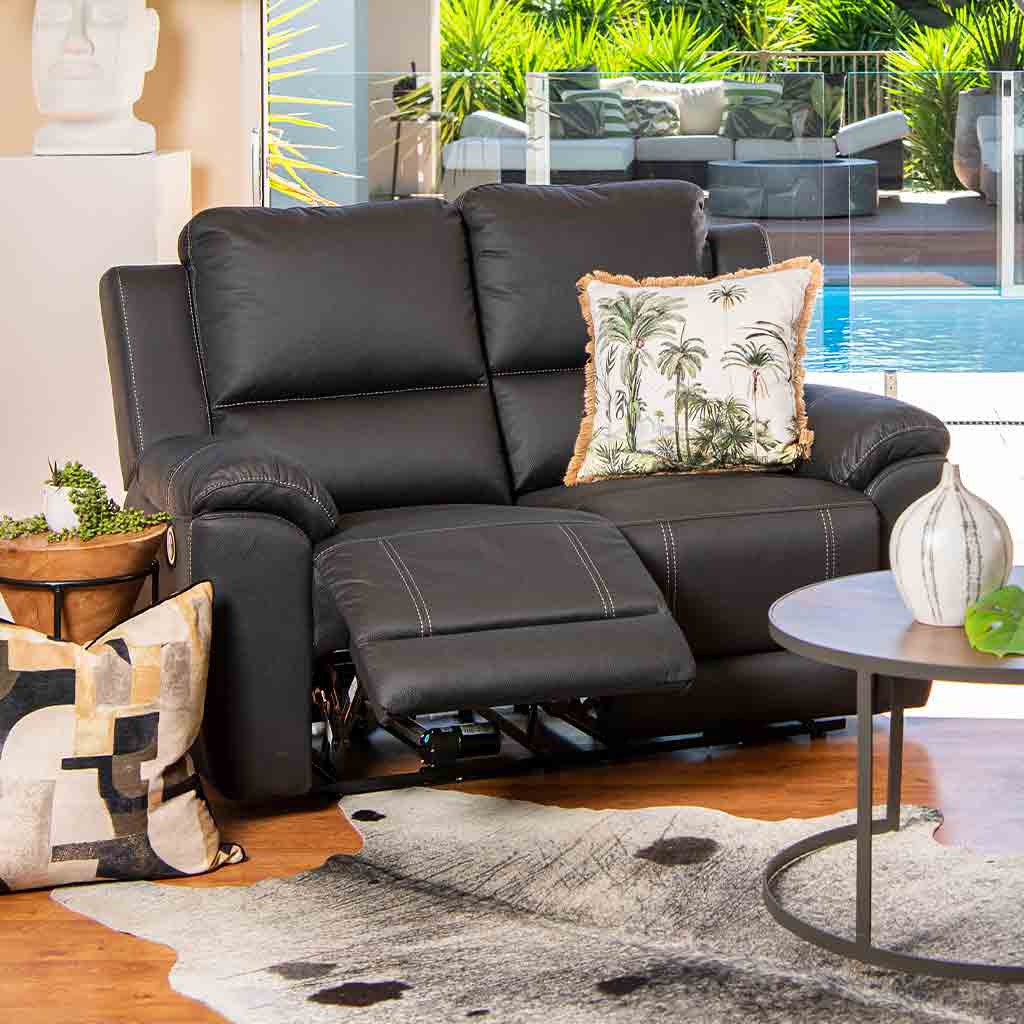 Harlee 2 Seater Fabric Power Recliner