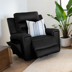 Mason Fabric Power Recliner-Jet