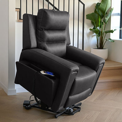 Mason Leather Lift Chair Triple Motor-Black hover image