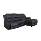 Harlee 3 Seater Fabric Sofa with RHF Chaise and Power Recliner