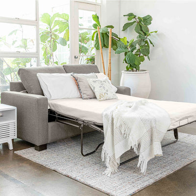 Dawson Queen Sofa Bed-Oyster hover image