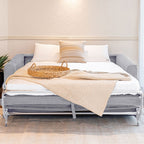 Monte Double Sofa Bed-Mist