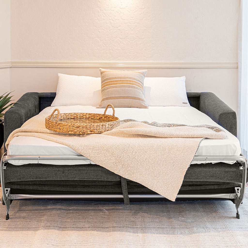 Monte Double Sofa Bed-Storm