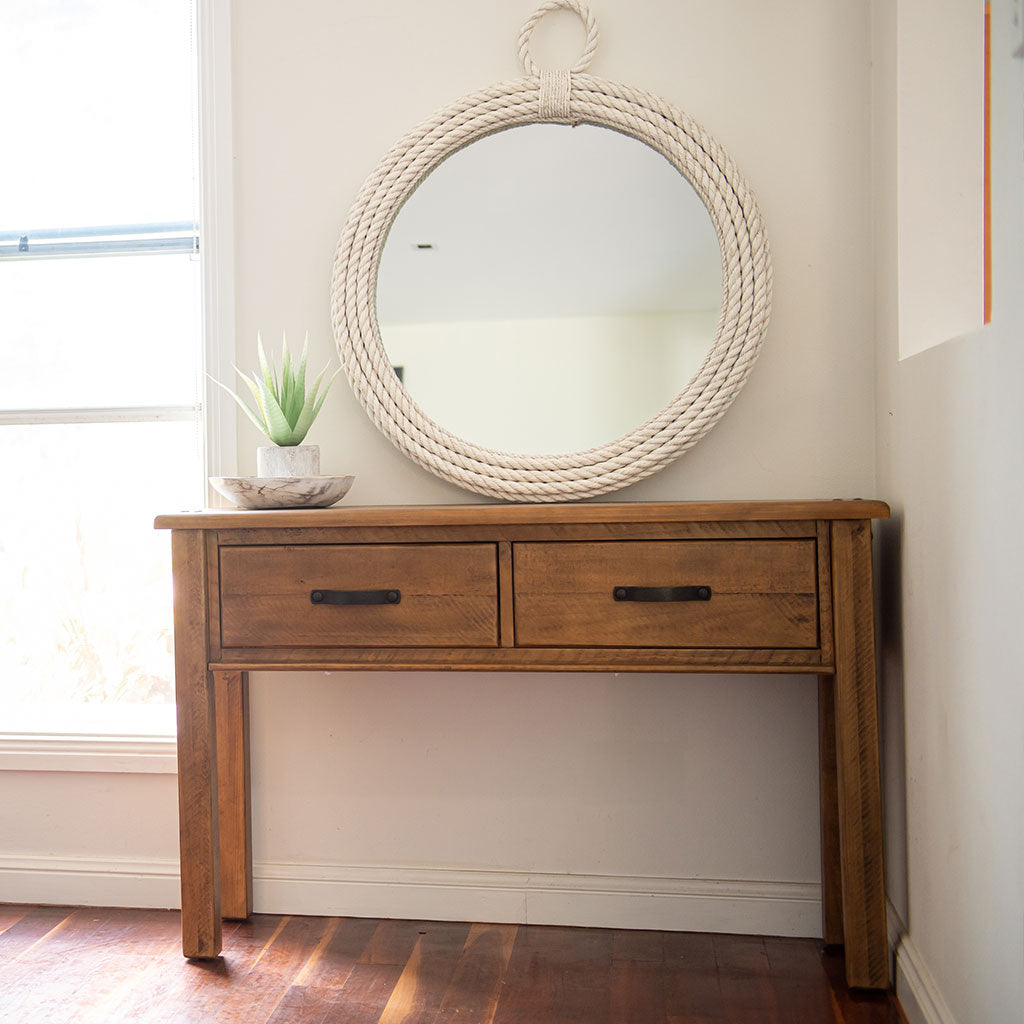 Oberon Console Table-Natural