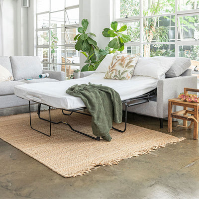 Oliver Double Sofa Bed-Mist hover image