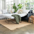 Oliver 2.5 Seater Double Sofa Bed Innerspring Lux Memory Foam Mattress