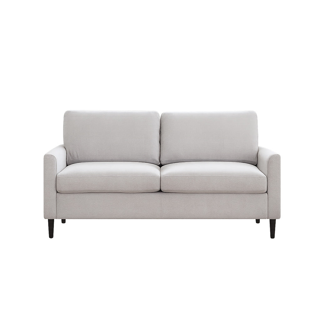 Oliver 2.5 Seater Fabric Sofa-Mist