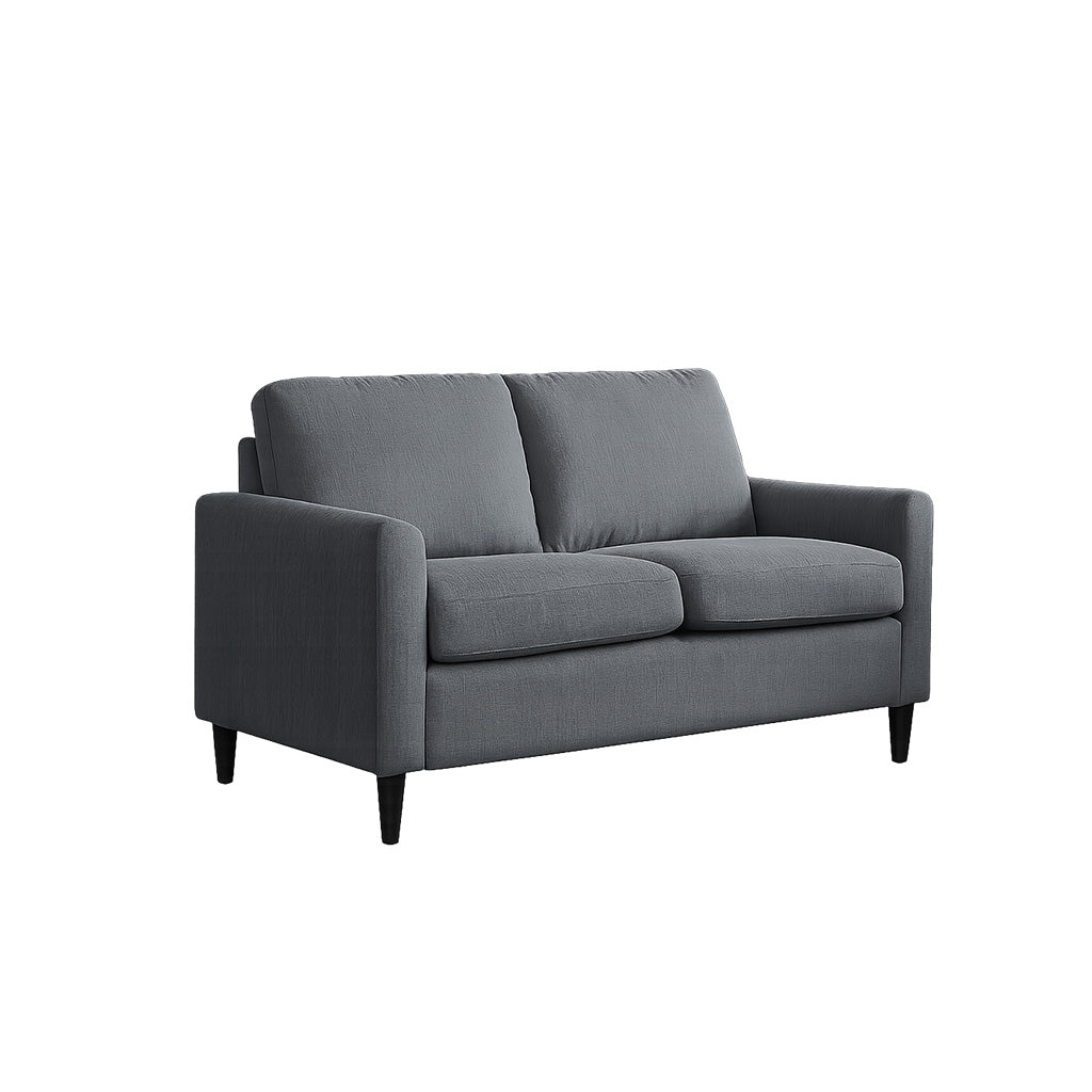 Oliver 2 Seater Fabric Sofa-Storm