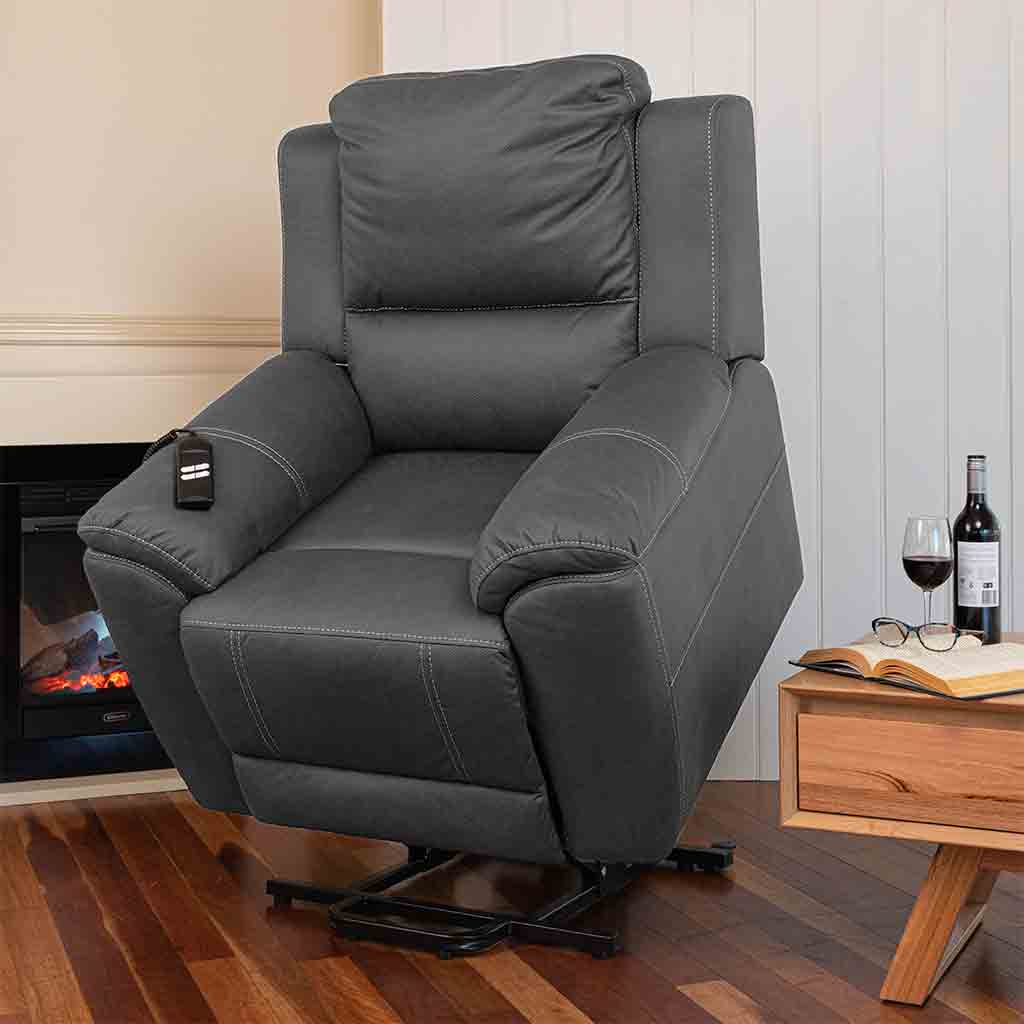 Harlee Fabric Lift Chair Dual Motor-Anchor