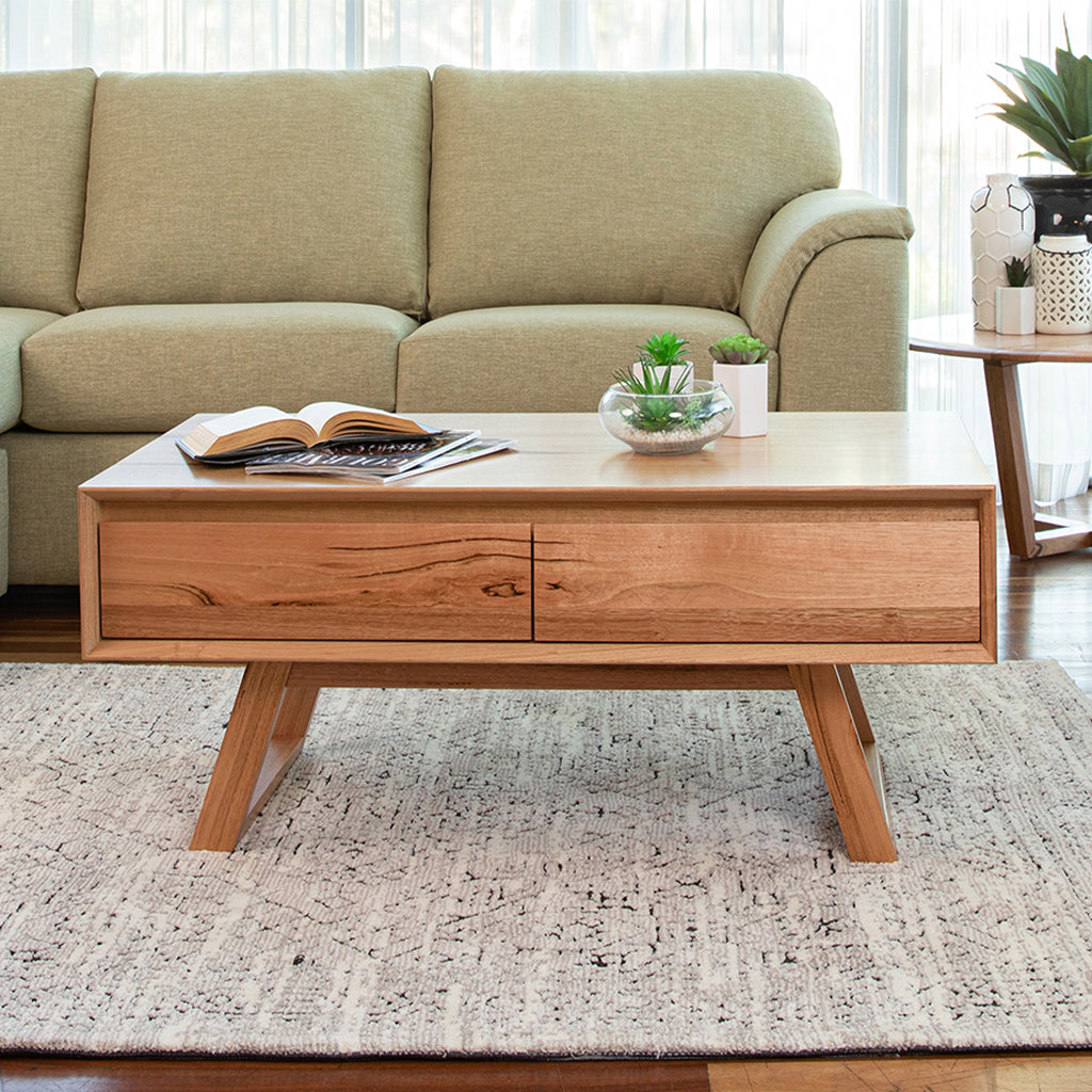 Bondi Coffee Table-Clear Lacquer