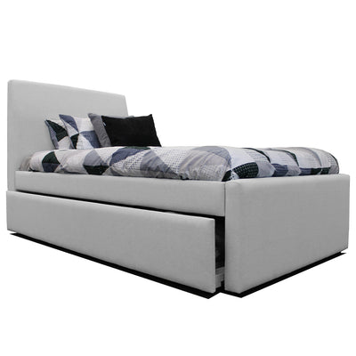 Chester Trundle Base with 3 Sides Single Size-Steel