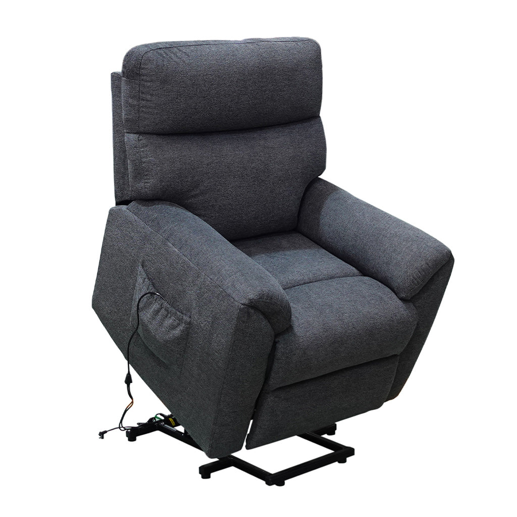 Eliza Fabric Lift Chair-Onyx