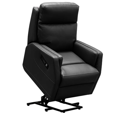 Cosmo Leather Lift Chair-Black