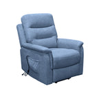 Jenny Fabric Lift Chair-Ocean