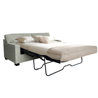 Lismore Double Fabric Sofa Bed-Greige