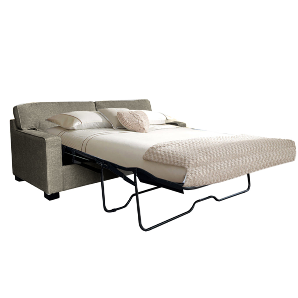 Lismore Double Fabric Sofa Bed-Mocha