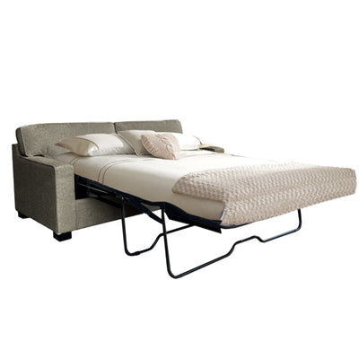 Lismore Double Fabric Sofa Bed-Mocha