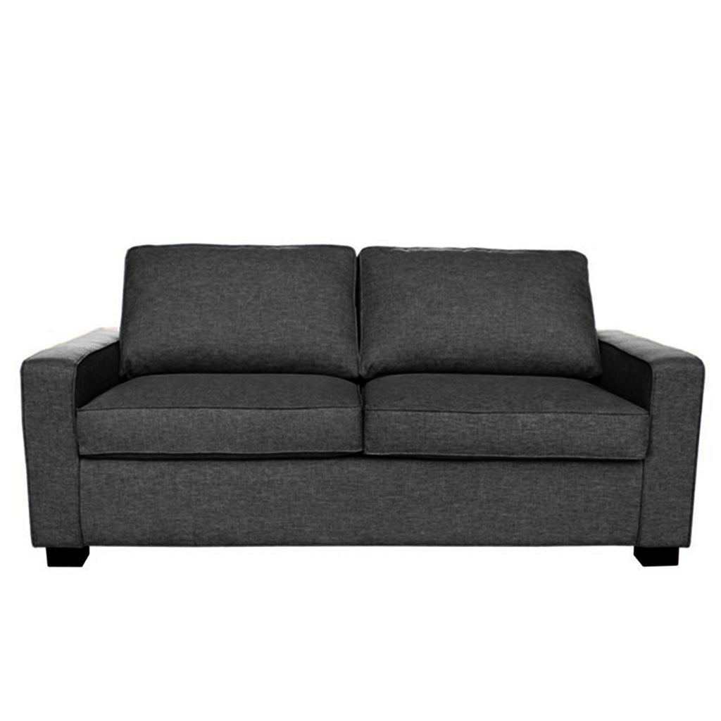Maxwell Double Fabric Sofa Bed-Charcoal
