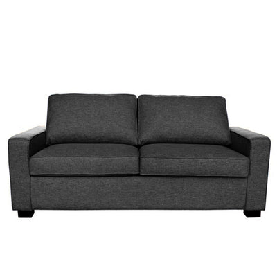 Maxwell Double Fabric Sofa Bed-Charcoal