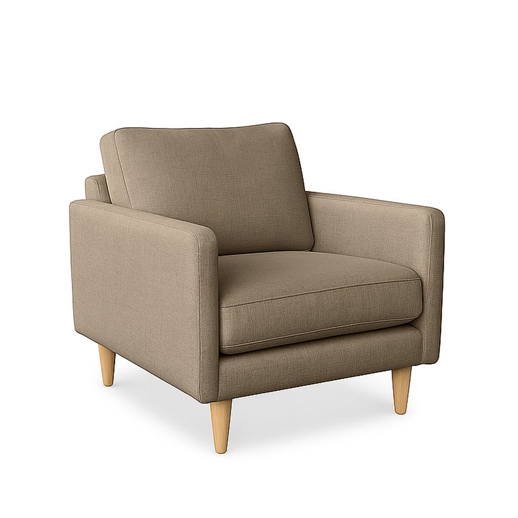 Mildura Fabric Armchair-Sand