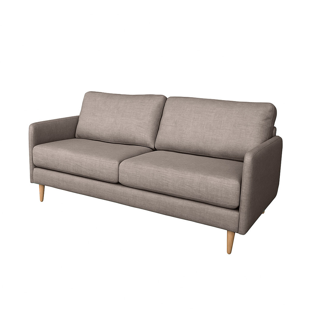 Mildura 2.5 Seater Fabric Sofa-Taupe
