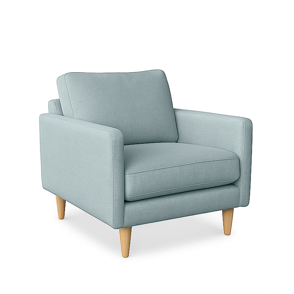 Mildura Fabric Armchair-Seafoam