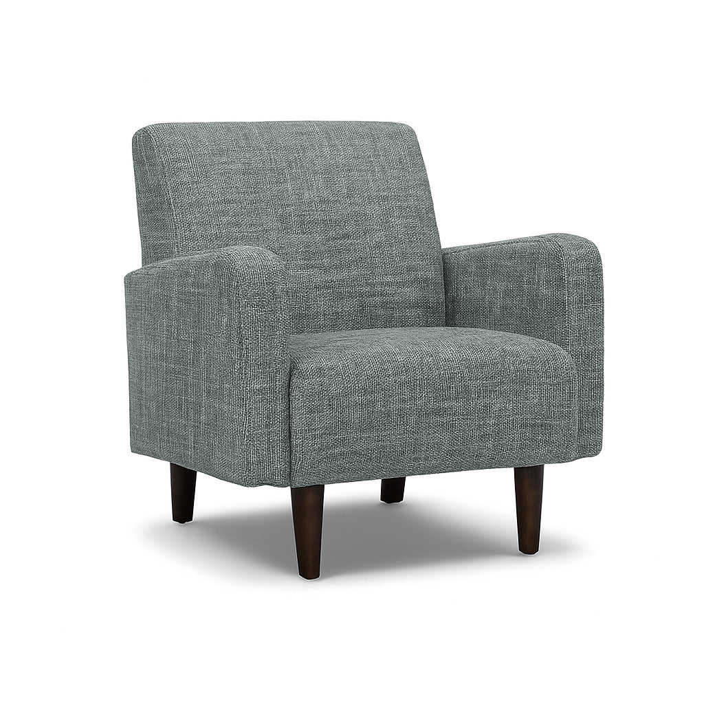 Emma Fabric Armchair-Zinc