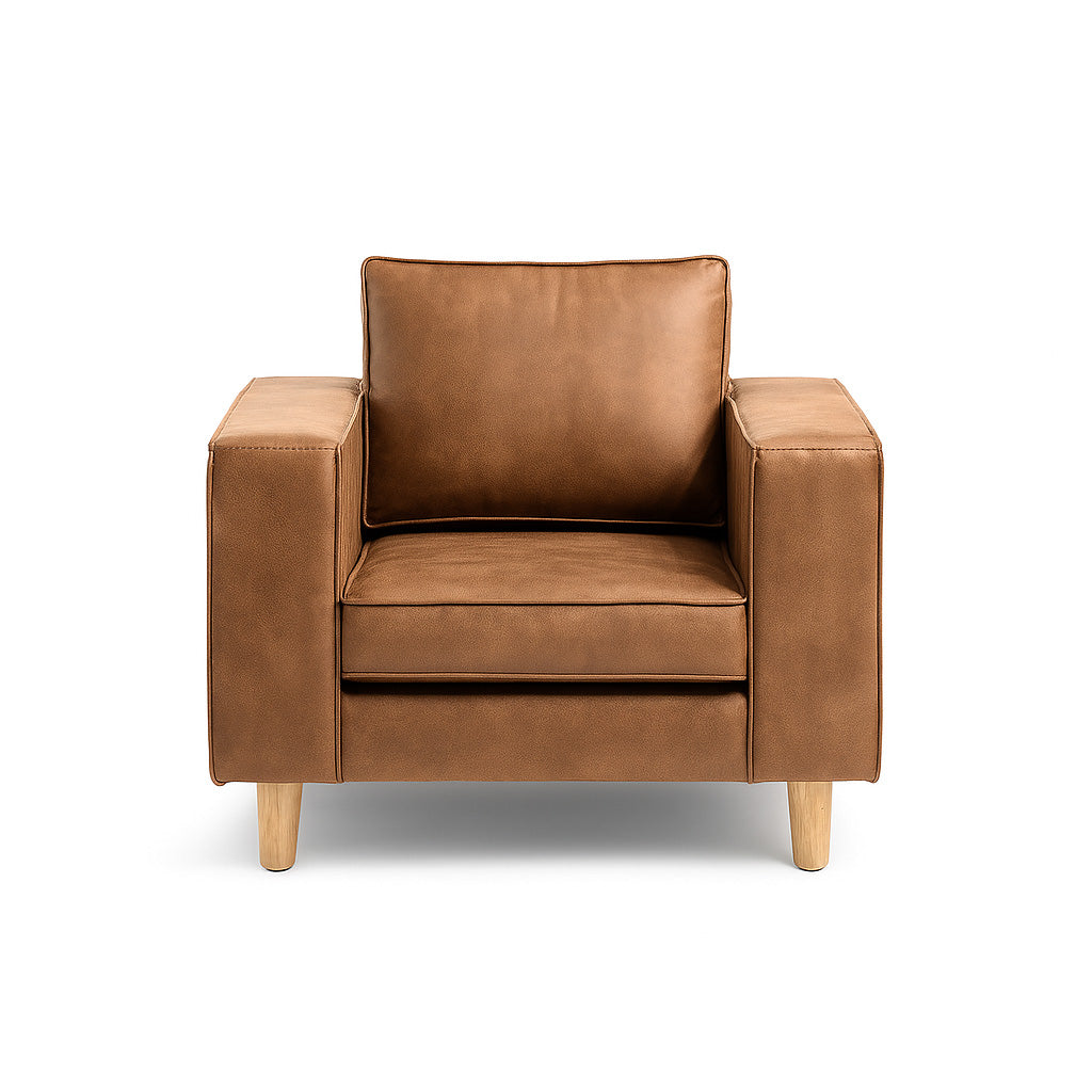 Edgecliff Fabric Armchair-Tan