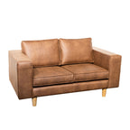 Edgecliff 2 Seater Fabric Sofa-Tan