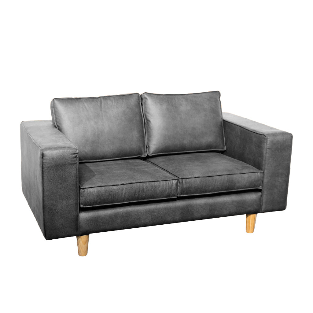 Edgecliff 2 Seater Fabric Sofa-Slate