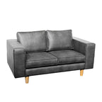 Edgecliff 2 Seater Fabric Sofa-Slate