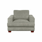 Noosa Fabric Armchair with Block Back Design