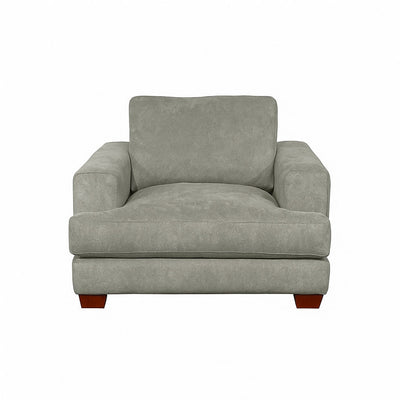 Noosa Fabric Armchair with Block Back Design hover image
