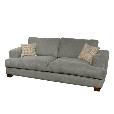 Noosa 2 Seater Fabric Sofa with Block Back Design hover image
