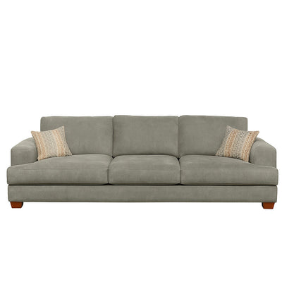 Noosa 3 Seater Fabric Sofa with Block Back Design hover image