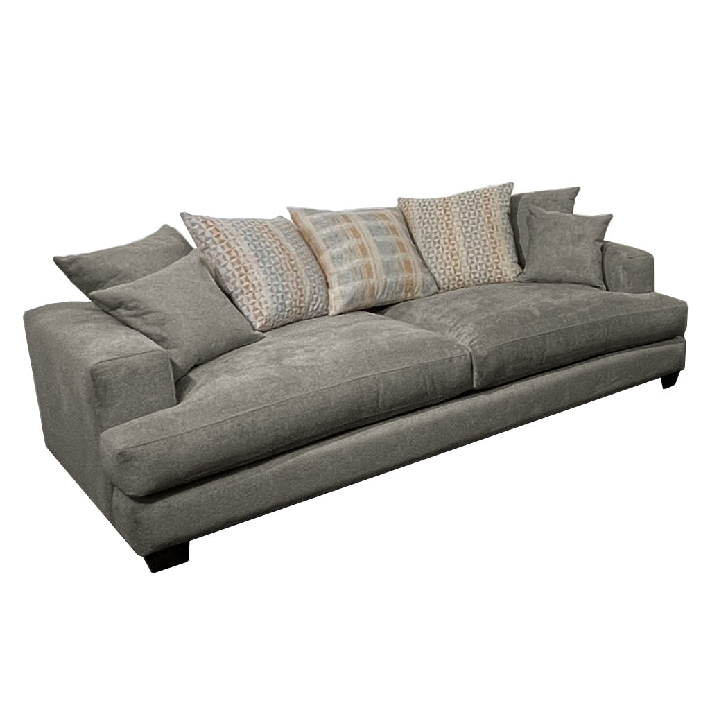 Noosa 2 Piece Sofa Set Scatter Back Design 3 Seater+2 Seater-Pebble