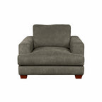 Noosa Fabric Armchair with Block Back Design