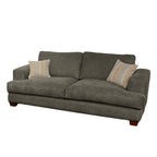 Noosa 2 Piece Sofa Set Block Back Design-Driftwood
