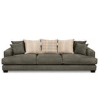 Noosa 3 Seater Fabric Sofa with Scatter Back Design-Driftwood