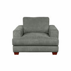 Noosa Fabric Armchair with Block Back Design