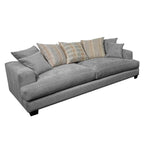 Noosa 2 Piece Sofa Set Scatter Back Design 3 Seater+2 Seater-Silver