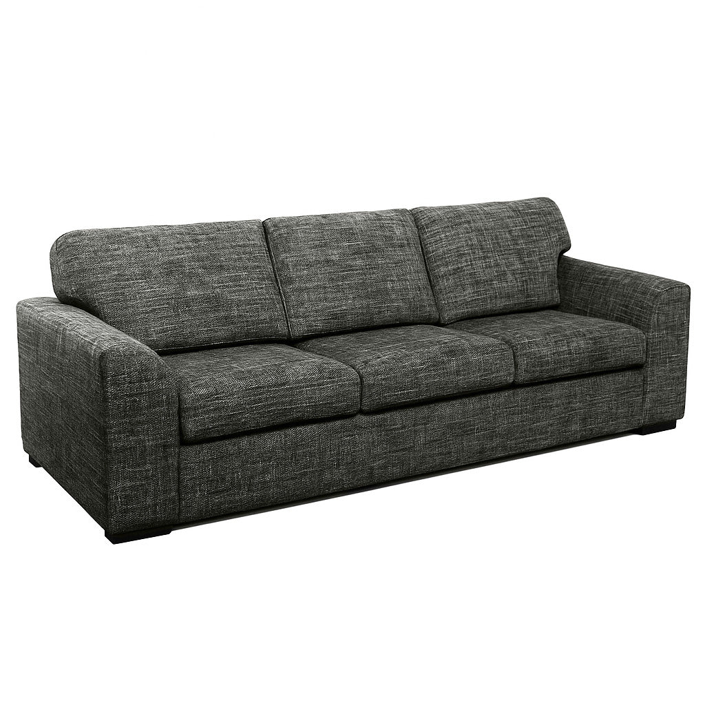 Windsor 3 Seater Fabric Sofa-Woodsmoke