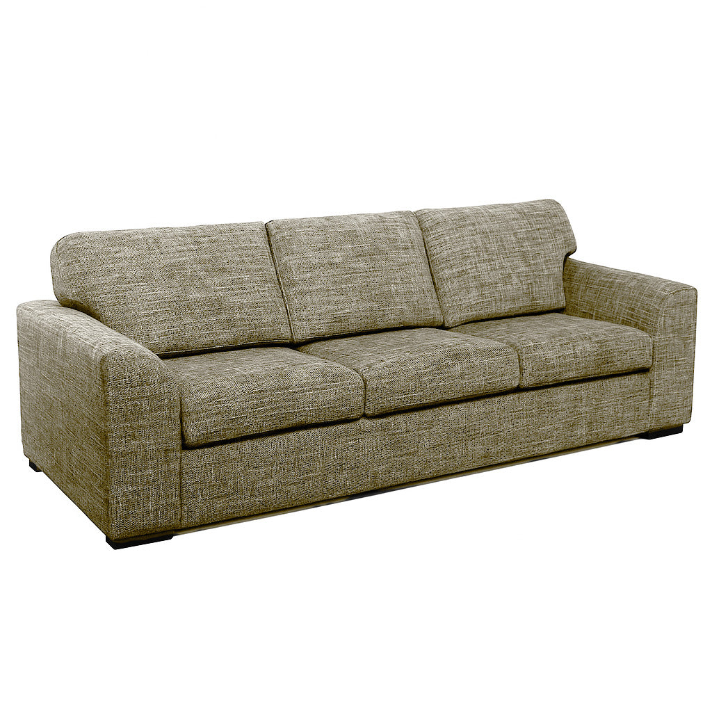 Windsor 3 Seater Fabric Sofa-Grain