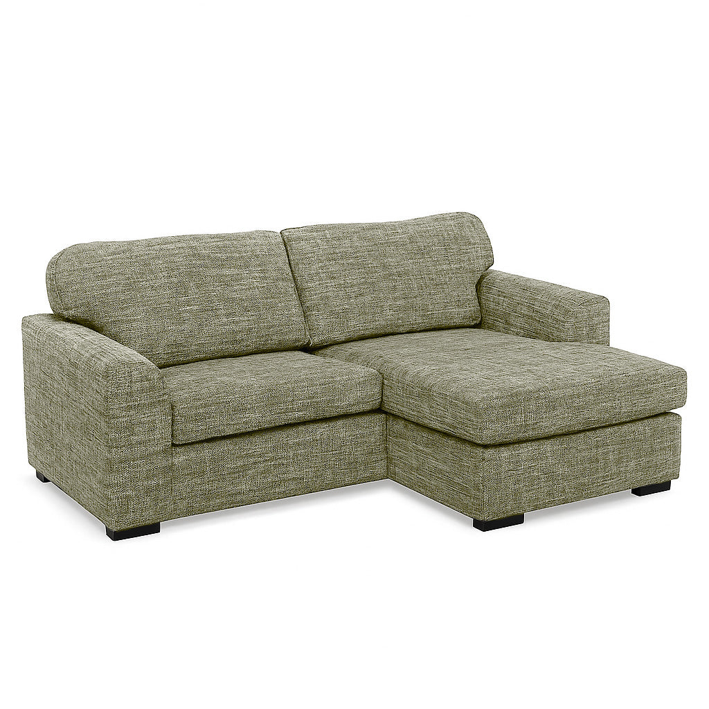 Windsor 2.5 Seater Fabric Sofa with Reversible Chaise-Grain