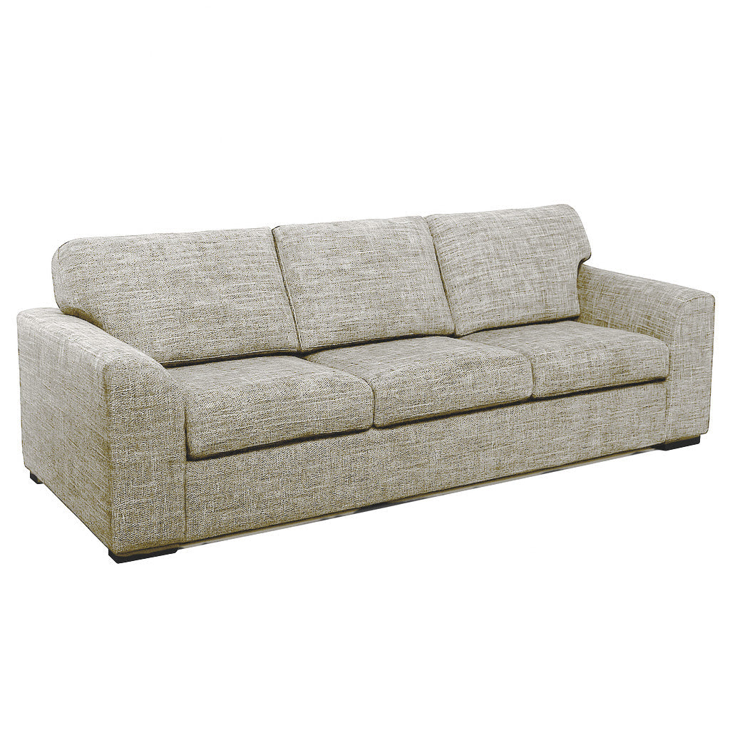 Windsor 3 Seater Fabric Sofa-Parchment