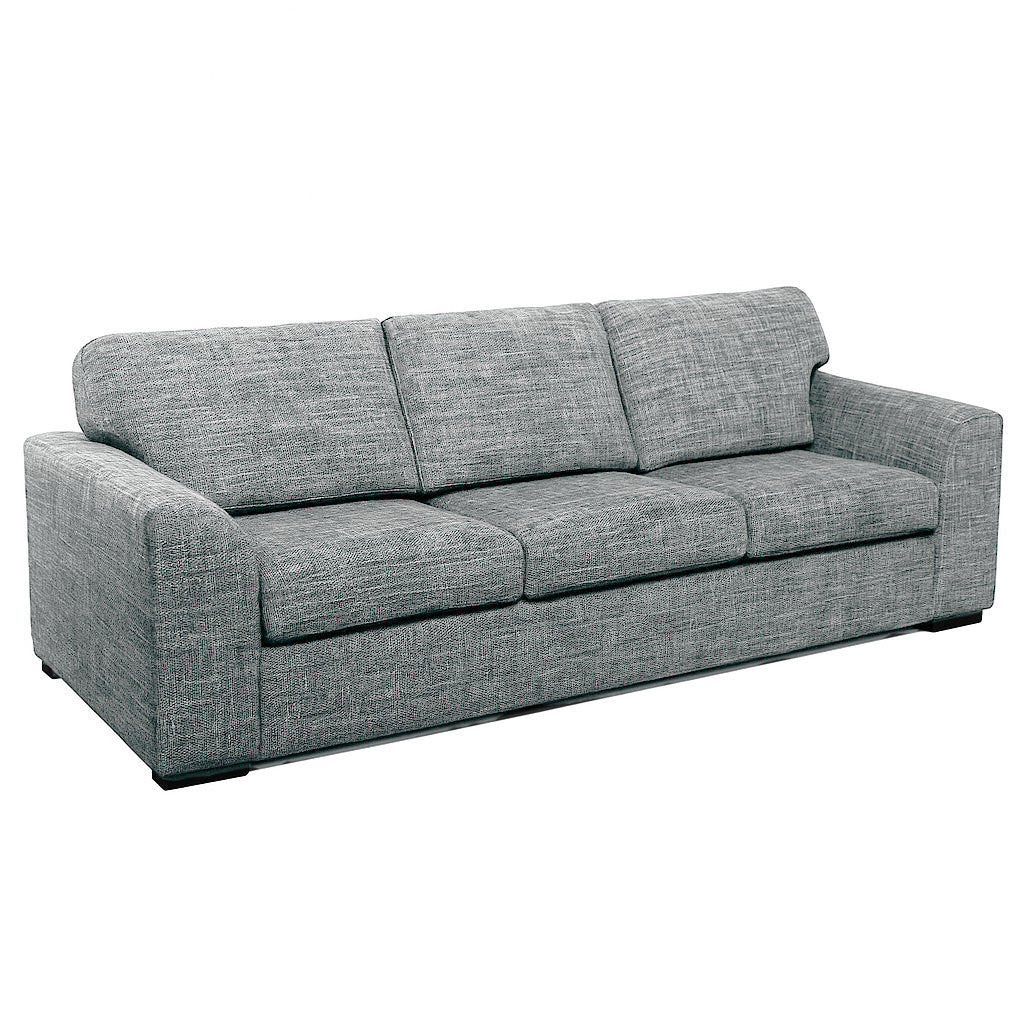 Windsor 3 Seater Fabric Sofa-Chisel