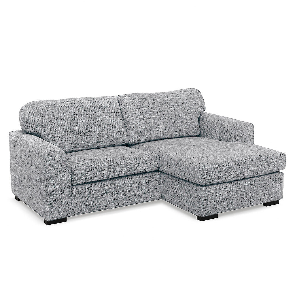 Windsor 2.5 Seater Fabric Sofa with Reversible Chaise-Oyster