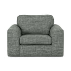 Windsor 1.5 Seater Fabric Sofa-Zinc