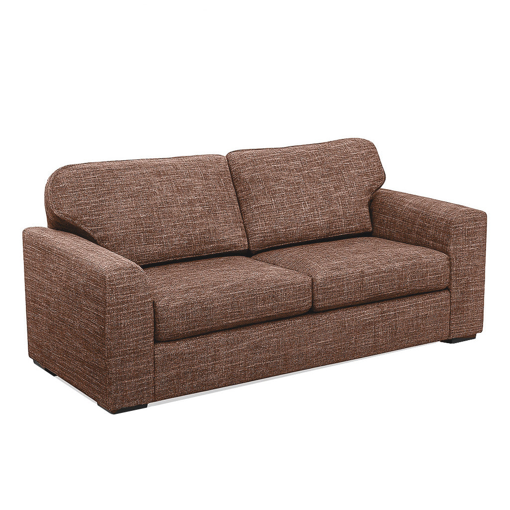 Windsor 2 Seater Fabric Sofa-Terracotta
