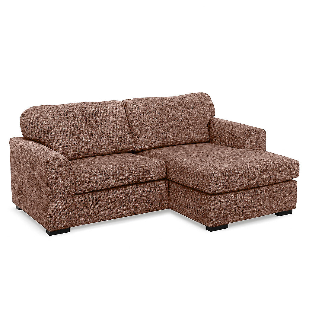 Windsor 2.5 Seater Fabric Sofa with Reversible Chaise-Terracotta